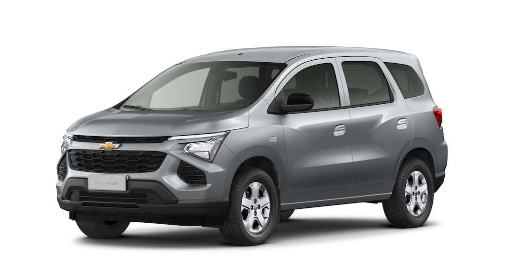 Chevrolet Spin AT na cor Prata Shark