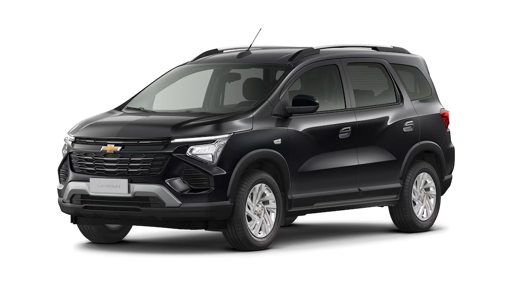 Chevrolet Spin LTZ na cor Preto Ouro Negro